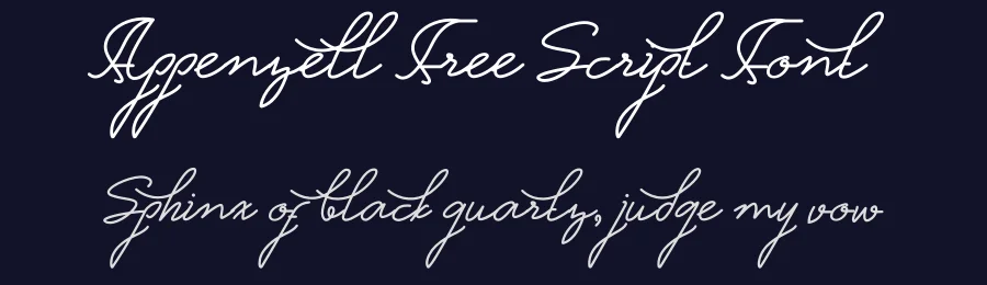 Appenzell Free Script Font by khaiuns — Script Handwritten Font — thumbnail 2