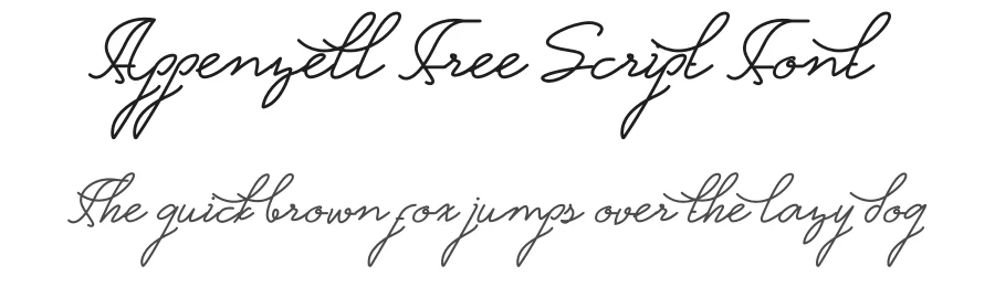 Appenzell Free Script Font by khaiuns — Script Handwritten Font