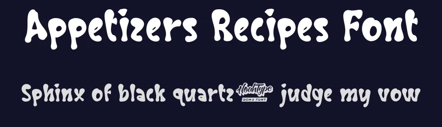 Appetizers Recipes Font by noahtype — Decorative Font — thumbnail 2