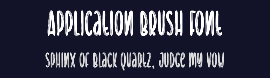 Application Brush Font by creativeletter — Script Handwritten Font — thumbnail 2