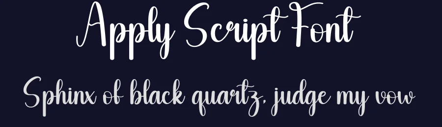 Apply Script Font by andikastudio — Script Handwritten Font — thumbnail 2