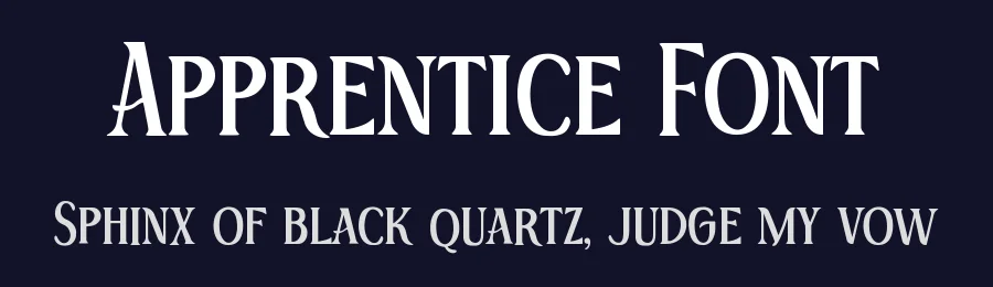 Apprentice Font by Rautan Studio — Decorative Font — thumbnail 2