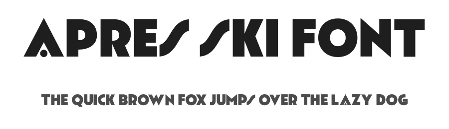 Apres Ski Font by Surplus Type Co — Sans Serif Font