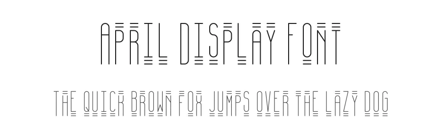April Display Font by vp_creative_shop — Display Font