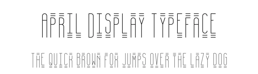 April Display Typeface by vp_creative_shop — Display Font
