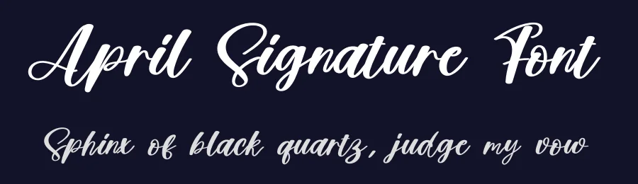 April Signature Font by creativeletter — Script Handwritten Font — thumbnail 2