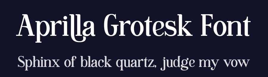 Aprilla Grotesk Font by zamjumps-studio — Serif Font — thumbnail 2