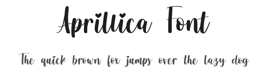 Aprillica Font by qwrtype — Script Handwritten Font