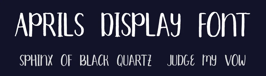 Aprils Display Font by Dharmas Studio — Decorative Font — thumbnail 2