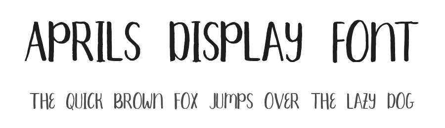Aprils Display Font by Dharmas Studio — Decorative Font