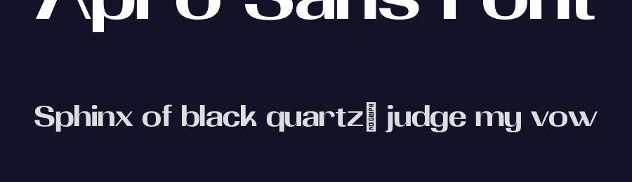 Apro Sans Font by ibracreative — Sans Serif Font — thumbnail 2