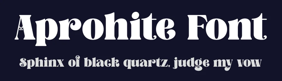 Aprohite Font by timelesstype.co — Display Font — thumbnail 2