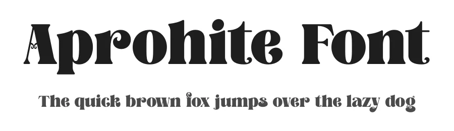 Aprohite Font by timelesstype.co — Display Font