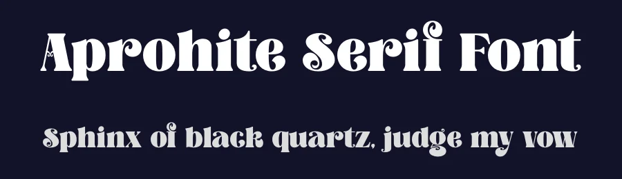 Aprohite Serif Font by timelesstype.co — Display Font — thumbnail 2