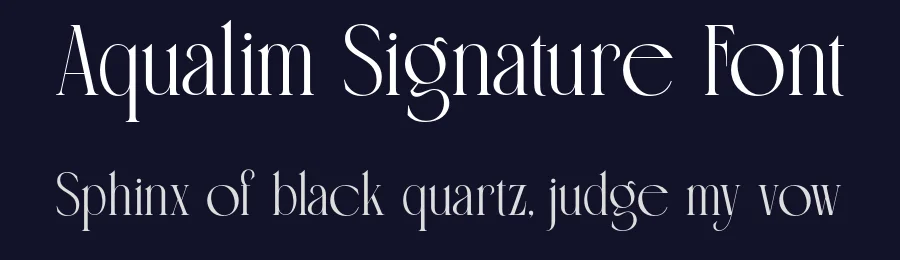 Aqualim Signature Font by burntilldead — Script Handwritten Font — thumbnail 2