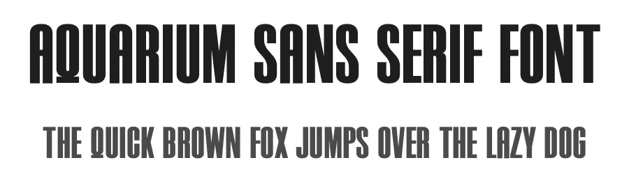 Aquarium Sans Serif Font by andikastudio — Sans Serif Font