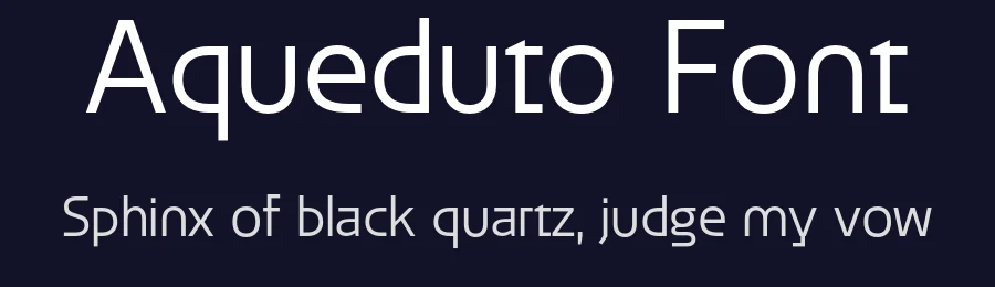Aqueduto Font by Naipe Foundry — Sans Serif Font — thumbnail 2