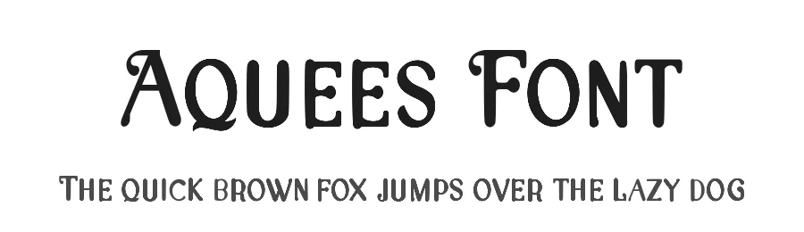 Aquees Font by eemadsgn. — Display Font