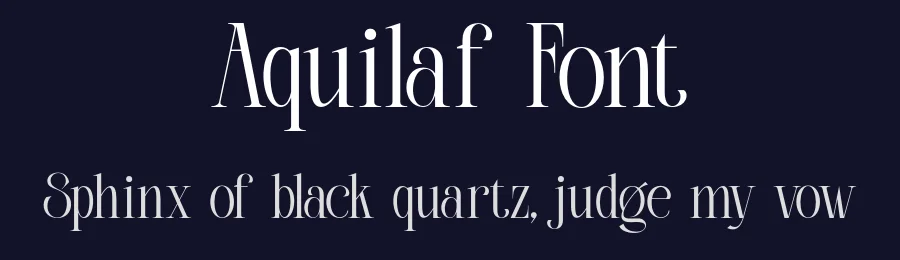 Aquilaf Font by burntilldead — Serif Font — thumbnail 2