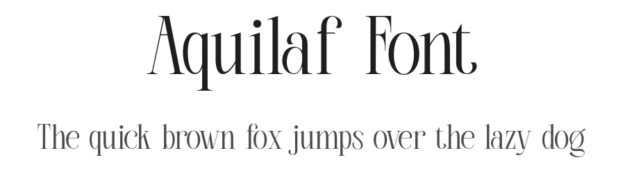 Aquilaf Font by burntilldead — Serif Font