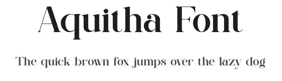 Aquitha Font by SlideShoot — Serif Font