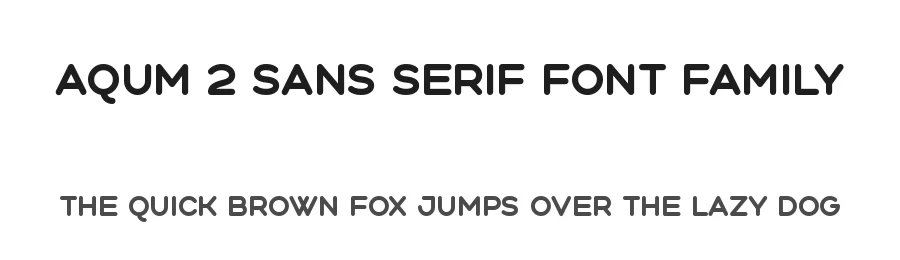 Aqum 2 Sans Serif Font Family by Slava Antipov — Sans Serif Font
