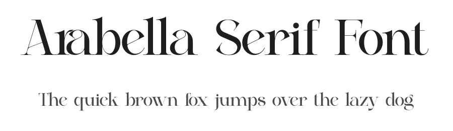 Arabella Serif Font by Artnivora Studio — Display Font