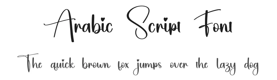 Arabic Script Font by creativeletter — Script Handwritten Font