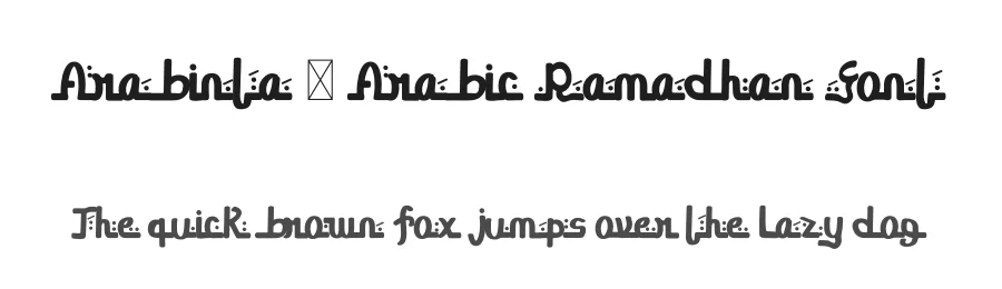 Arabinta – Arabic Ramadhan Font by Dhabee — Decorative Font