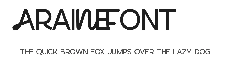 Araine Font by VinType — Script Handwritten Font