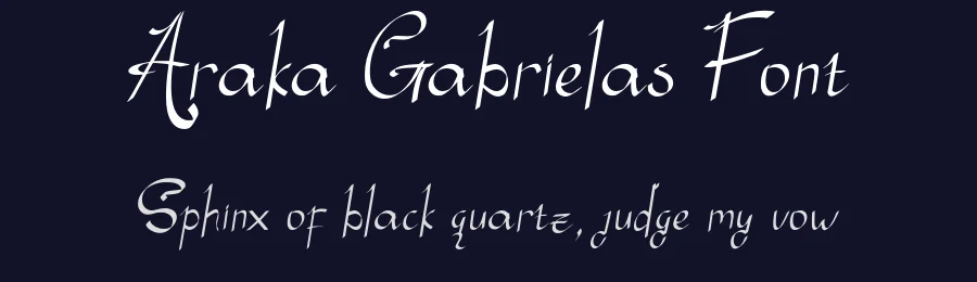Araka Gabrielas Font by Javanicestudio — Script Handwritten Font — thumbnail 2