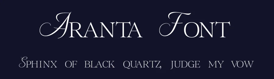 Aranta Font by Artnivora Studio — Serif Font — thumbnail 2