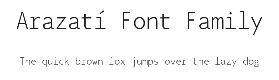 ArazatΓ Font Family by Underground β Sans Serif Font