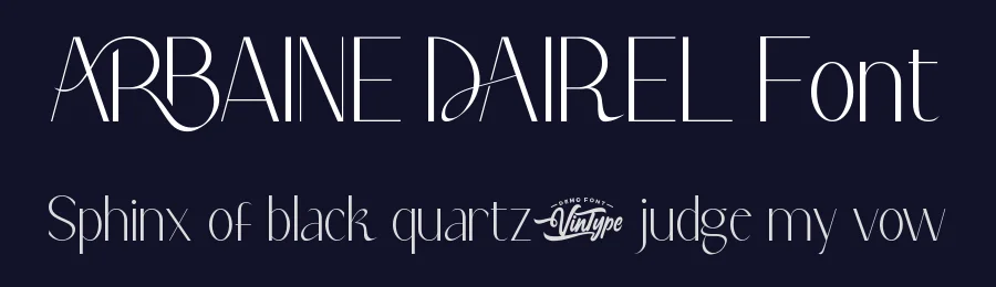 Arbaine Dairel Font by VinType — Display Font — thumbnail 2