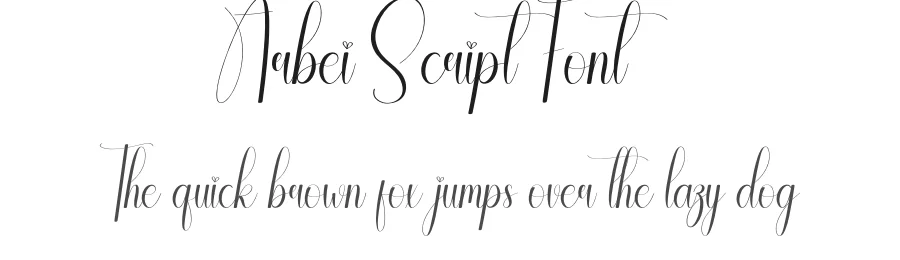 Arbei Script Font by andikastudio — Script Handwritten Font