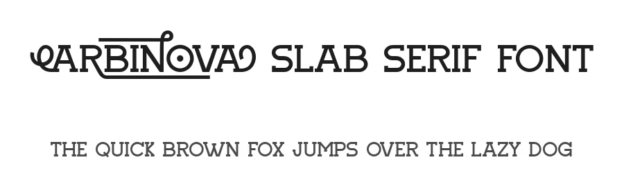Arbinova Slab Serif Font by brithostype — Slab Serif Font