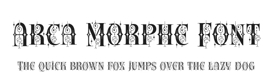 Arca Morphe Font by alit design — Display Font