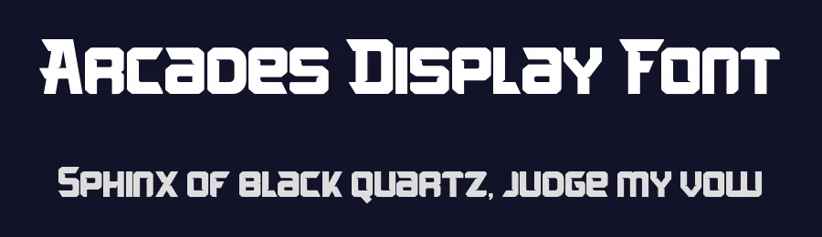 Arcades Display Font by fontkong — Display Font — thumbnail 2