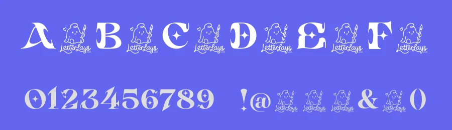 Arcane Sigil Free Font by Letterlays — Display Font — thumbnail 3