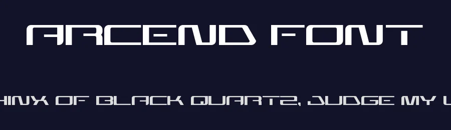 Arcend Font by Vroz Studio — Display Font — thumbnail 2
