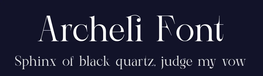 Archeli Font by Zafiratype — Serif Font — thumbnail 2