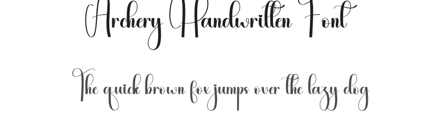 Archery Handwritten Font by andikastudio — Script Handwritten Font