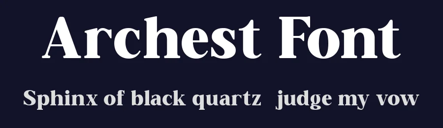 Archest Font by Ragamkata — Display Font — thumbnail 2