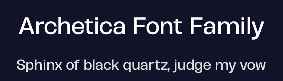 Archetica Font Family by Almarkha Type — Sans Serif Font — thumbnail 2