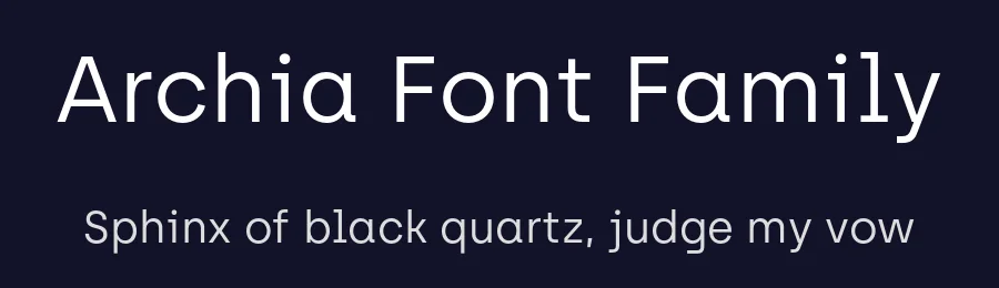 Archia Font Family by atipo — Sans Serif Font — thumbnail 2