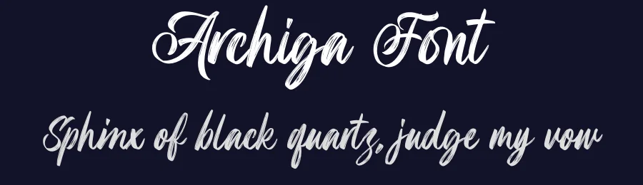 Archiga Font by Rantautype — Script Handwritten Font — thumbnail 2