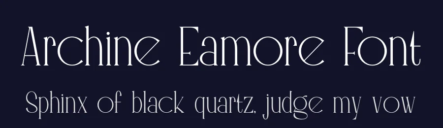 Archine Eamore Font by Denustudios — Serif Font — thumbnail 2