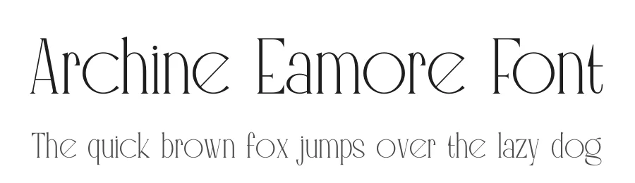 Archine Eamore Font by Denustudios — Serif Font