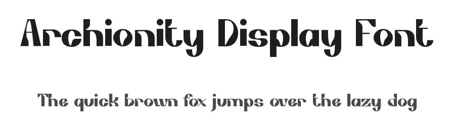 Archionity Display Font by Skytroopas — Display Font