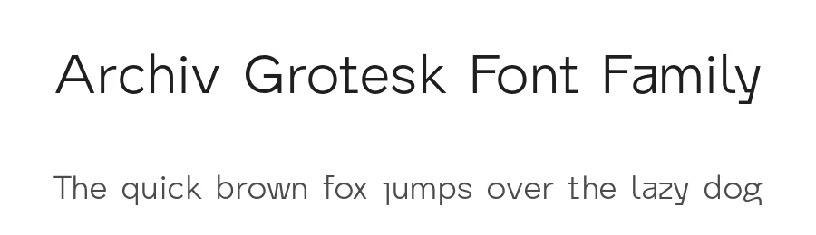 Archiv Grotesk Font Family by clarksontomas — Sans Serif Font